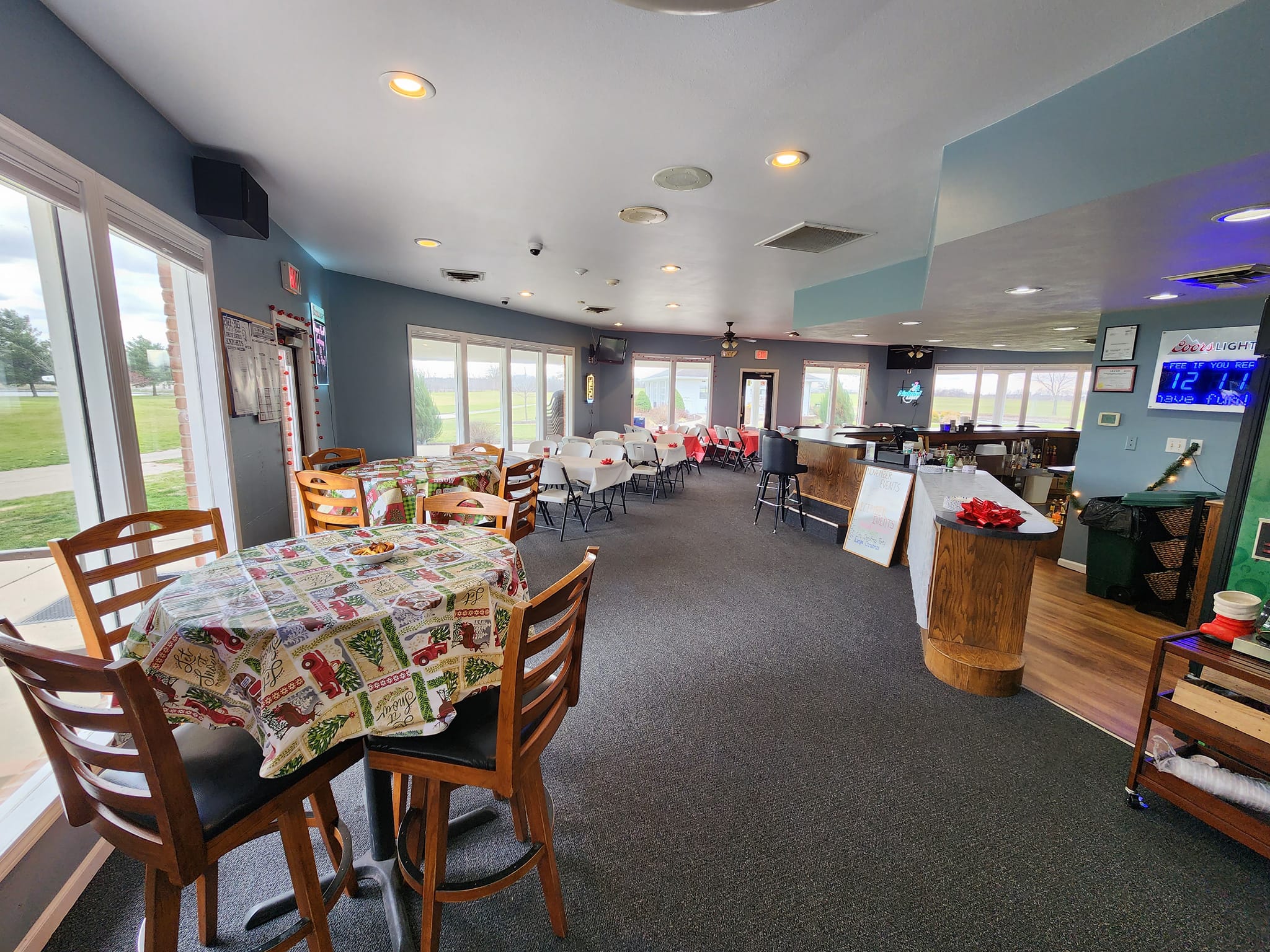 Clubhouse of golf course